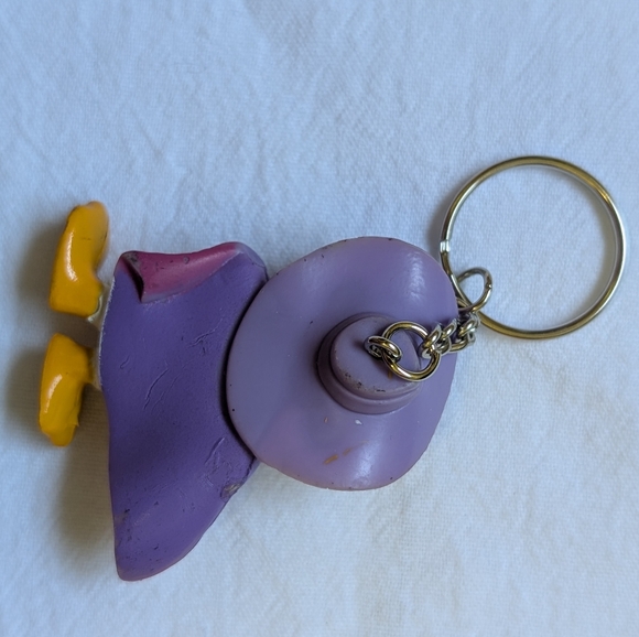 Vintage Disney Dark Wing Duck Upcycled Keychain - Picture 2 of 3